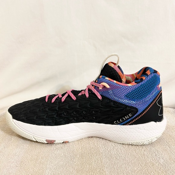 Under Armour HOVR Havoc 5 Black / Multi-Color size 13 MEN’S BASKETBALL SHOES - Picture 3 of 8